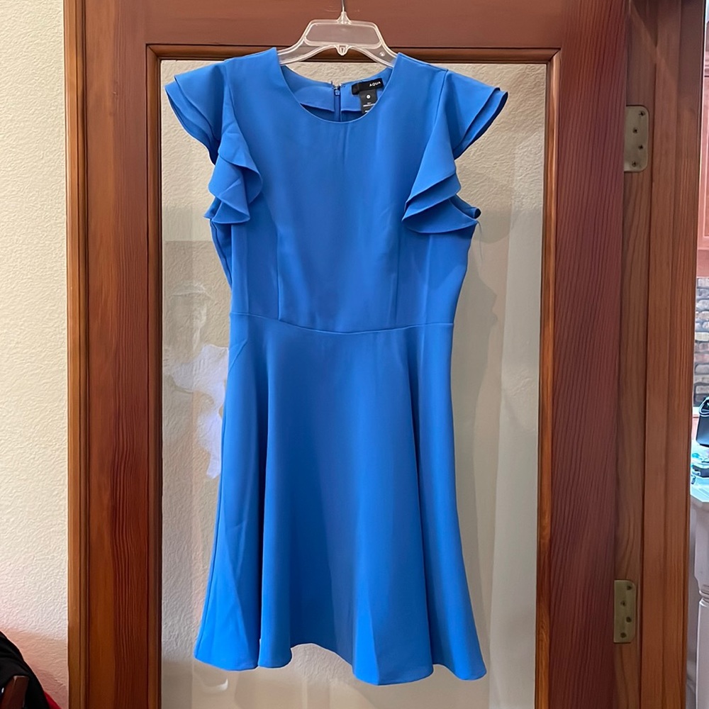 Aqua Dress - Size Medium - Color Blue